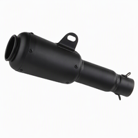 Système d'échappement de moto modifié universel pour CB190r Monkey 150NK C18 avec tuyau d'échappement de canon de pistolet de couverture de fleur