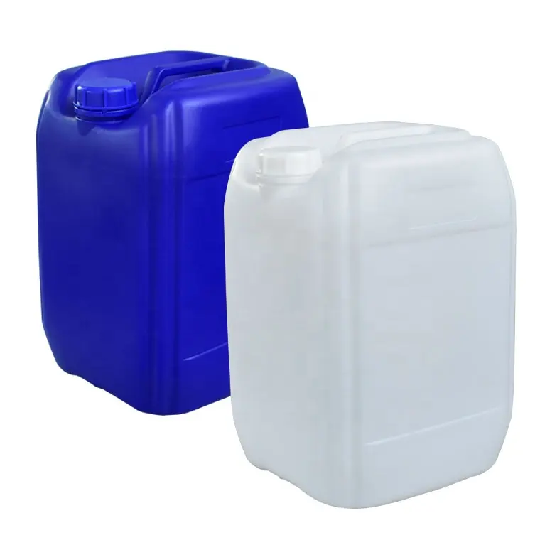 化学液体保存用ホワイトブルー20Lhdpeプラスチックジェリー缶