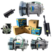 Compresor de Aire Acondicionado para Auto SD7H15 con Secador Receptor para Excavadora CAT, Camión Scania y MAN