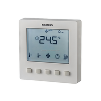Thermostat intelligent SIEMENS pour maison connectée, écran LCD, contrôle du ventilateur à trois vitesses, régulation de la température ambiante, AC 230V, 5-40°C, point de réglage, OEM Allemagne