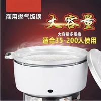 Cuisinière à riz automatique à gaz avec revêtement céramique, nettoyage facile, niveaux de puissance réglables (grande capacité pour usage domestique et commercial)