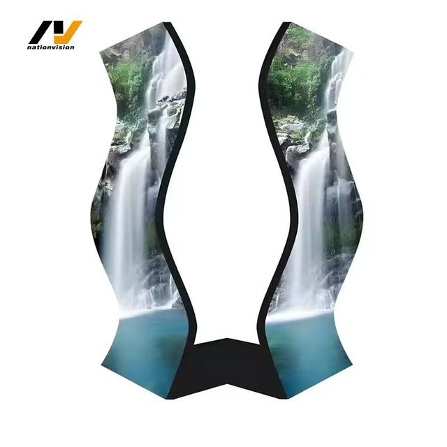 Curved LED Display Screen P2.5 Flexible Wave Panel for Creative Stage Exhibition Event and Rental