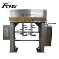 Mezclador Horizontal de masa profesional, máquina mezcladora industrial con marco de acero inoxidable para panadería y comercial