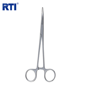 ملقط منحني طويل من الفولاذ المقاوم للصدأ RTI-FC07B مقاس 7 بوصات لإزالة الخطافات، ملقط طبي للصيد بسعر المصنع - Product Image 1