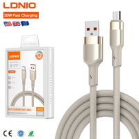 Cable de Carga Rápida LDNIO LS352 Precio de Fábrica PD50W Cable Micro USB Tipo C Cable de Datos para Teléfono Móvil