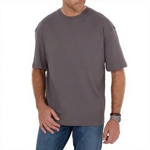 Bold <b>Graphic</b> <b>Tee</b> with Oversized Cut Drop Shoulder Style Wide Fit Silhouette Washed Look Modern Street Inspired T Shirt - Product Image 4