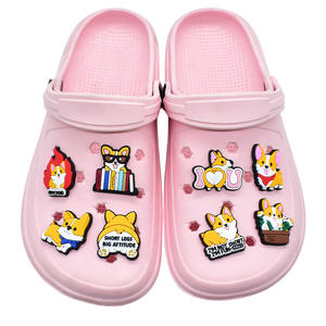2025 Manufacturers Hot Pet Puppy Theme Beach <b>Shoes</b> PVC <b>Shoes</b> <b>Accessories</b> Custom DIY Garden <b>Shoes</b> Decorative Buckles - Product Image 3