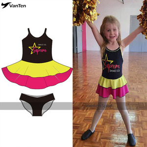 Danza estudio diseño personalizado Teamwear sublimación impresión <span class=keywords><strong>Academia</strong></span> niñas niños baile faldas <span class=keywords><strong>Ballet</strong></span> leotardo tutú vestido - Product Image 1