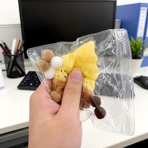 Jouet anti-stress en forme de cornet de glace au fromage et au chocolat, jouet souple en TPR, jouet sensoriel pour enfants et adultes, cadeau - Product Image 4