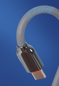 New Silicon <b>Power</b> Mobile Phone <b>Usb</b> Data <b>Cable</b> Grey Standard 6A Type C <b>Cable</b> for Android All Phone 1m - Product Image 3