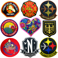 2026 Patchs brodés personnalisés drapeau du Mexique, logos brodés, badges en tissu