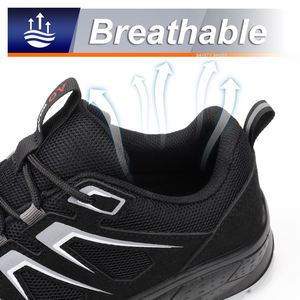 JIANKUN Bottes unisexes en cuir de vache Mode SBP/EH Anti-perforation/anti-écrasement Embout en acier <span class=keywords><strong>Chaussures</strong></span> de sécurité décontractées pour <span class=keywords><strong>hommes</strong></span> <span class=keywords><strong>Chaussures</strong></span> de sport industrielles Hiver - Product Image 6