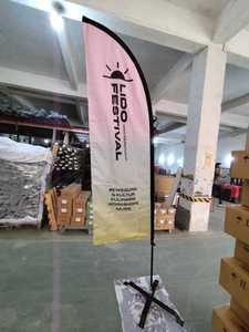 Ngoài Trời In Kinh Doanh Quảng Cáo Quảng Cáo Thị Trường Biểu Ngữ Lông Bãi Biển Cờ Cho Quảng Cáo Khuyến Mãi - Product Image 5