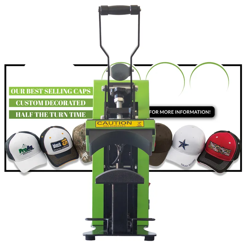 Fabriek Prijs Baseball Cap/Hoed Digitale Warmte Druk Transfer Printing Machine Cap warmte Persmachine CP2815S