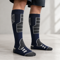 Chaussettes de ski en laine mérinos haute performance pour les aventures par temps froid