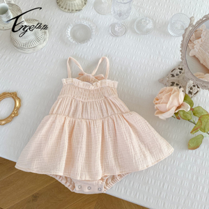 2025 Enge vestiti appena nati bambina festa gonna minimalista cotone bambino <span class=keywords><strong>1</strong></span> <span class=keywords><strong>anno</strong></span> compleanno <span class=keywords><strong>vestito</strong></span> carino - Product Image 5