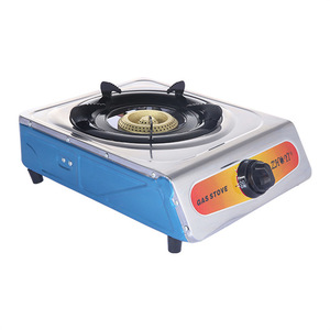 Estufa de gas doméstica de un solo quemador de acero inoxidable, cocina de gas de llama de alta intensidad para el hogar. - Product Image 3