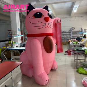 Chat gonflable pour événement publicitaire, <span class=keywords><strong>location</strong></span> pour entreprise de divertissement, accessoire - Product Image 2