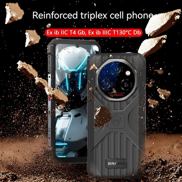 6.6-inch Rugged Industrial Phone with Detachable Camera, Bluetooth, EX Explosion-proof Design, Rugged Telephone, ODM/OEM.