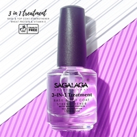 SAGALAGA Renforceur d'ongles transparent, couche multifonctionnelle, nourrit le lit des ongles, crée une barrière protectrice, réparation professionnelle des ongles