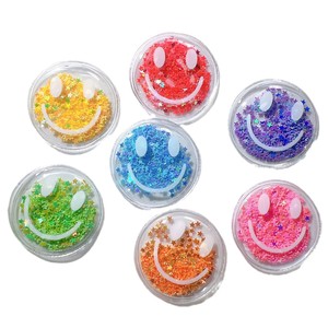 Nouveaux cabochons plats en résine Kawaii Smile Glitter pour embellissements DIY, scrapbooking, fabrication de bijoux, fournisseur d'animaux d'Halloween - Product Image 5