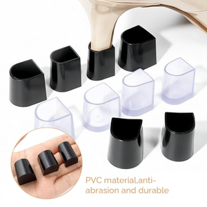Protège-talons et embouts de chaussures à talons hauts pour femme, antidérapants, souples, amortissants et silencieux, en TPU/PVC - Product Image 2
