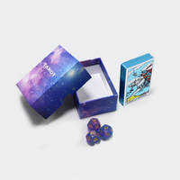 Cartes de tarot Oracles personnalisées avec bords argentés et dorés, impression de jeux de cartes Oracle holographiques avec boîte rigide