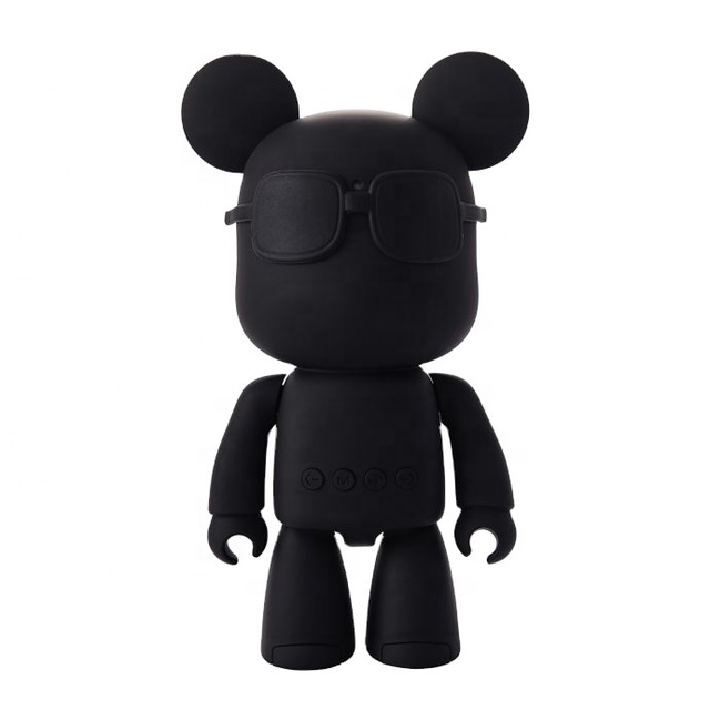 Extra Bass Violent Bear Bluetooth Speaker Built-In Amplifier Cute Mini Cartoon Loud Portable Gift Speaker