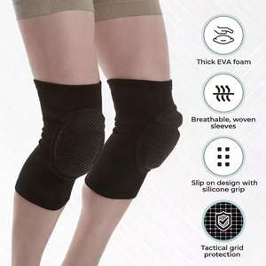 Genouillères de protection, éponge épaisse antidérapante, genouillère anti-collision - Product Image 1