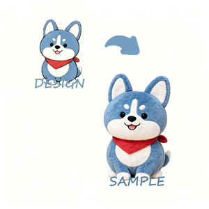 <span class=keywords><strong>Peluche</strong></span> personnalisée chien Kawaii, jouet en <span class=keywords><strong>peluche</strong></span> sur mesure, poupée animale en <span class=keywords><strong>peluche</strong></span> pour enfants, chiot bleu de dessin animé, mascotte en <span class=keywords><strong>peluche</strong></span>, cadeau animal personnalisé - Product Image 1
