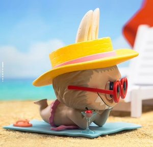 POPMART pour LABUBU – Figurines de plage portables en PVC, jouets de collection tendance - Product Image 6