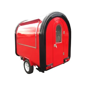 Customized Fashion Multi-function Mobile Milk Tea Beer Coffee Bar Trailer High Quality Stainless Steel Food Truck