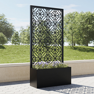 Jardinières de paysage de jardin de <span class=keywords><strong>jardinière</strong></span> de <span class=keywords><strong>terrasse</strong></span> perforée <span class=keywords><strong>extérieure</strong></span> avec panneau d'écran découpé au laser - Product Image 3
