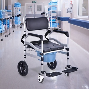 Vente chaude Ksitex Salle De Bains Commode Handicapé Patient Transfert <span class=keywords><strong>Douche</strong></span> Fauteuil Roulant Personnes Âgées Pot Chaise - Product Image 1
