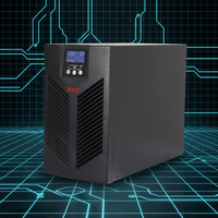 Alimentation sans interruption (ASI) en ligne 2 kVA avec protection contre la foudre, batterie au plomb-acide, 220 V, prise pour le commerce extérieur et la finance