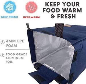 High Quality Waterproof <b>Large</b> Capacity Portable Stylish Insulated Lunch <b>Box</b> Carry Bag School Insulated <b>Gift</b> Cooler Bags - Product Image 3