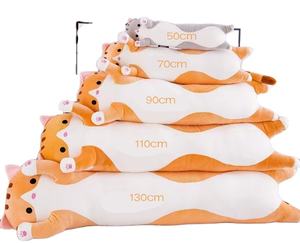 Poupée en peluche de haute qualité non rembourrée douce et personnalisée oreiller en peluche pour chat long endormi jouet en peluche - Product Image 1