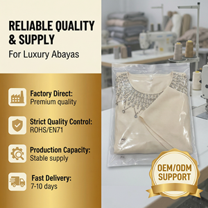 Abaya Kaftan Perlée pour Femme à Manches Chauve-Souris pour Occasions Spéciales – Fabrication Usine - Product Image 6