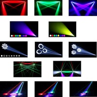Sword Laser Moving Head Bühnenlicht 4+4+1 Prisma Laser-Muster GOBO LED RGBW Beam DJ Disco Club KTV Theater Resort Bewegliche Lichter