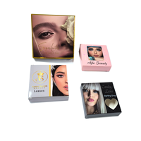 Boîte d'Emballage Personnalisée pour Lentilles de Contact Colorées Eyeshare Impression de Logos Boîte Pratique pour Lentilles de Contact