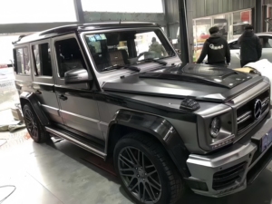 Nuovo <span class=keywords><strong>Paraurti</strong></span> in Fibra di Carbonio per <span class=keywords><strong>Mercedes</strong></span> <span class=keywords><strong>Classe</strong></span> G W463 - Montaggio Universale - Product Image 6