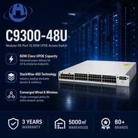 Offre Spéciale : Commutateur d'entreprise géré Cisco C9300-48U 48 ports Gigabit UPOE modulaire avec Uplink StackWise-480