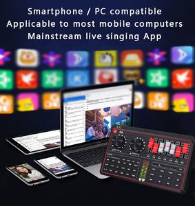Professionnel G9 Interface usb carte <span class=keywords><strong>son</strong></span> studio d'<span class=keywords><strong>enregistrement</strong></span> pour téléphone <span class=keywords><strong>pc</strong></span> ordinateur Application de Diffusion En Direct - Product Image 2
