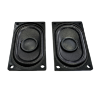 3050 30mm * 50Mm 8ohm 2W coque en plastique haut-parleur électrique interne magnétique pilote unité carré pour ordinateur portable LCD moniteur TV haut-parleur