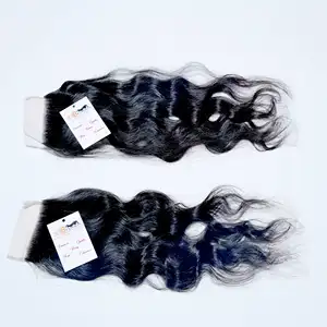 Новый Дизайн Hd бразильская прозрачная шелковая основа швейцарские кружевные волосы 4*4 застежка по заводской оптовой цене выровненная кутикула плетение