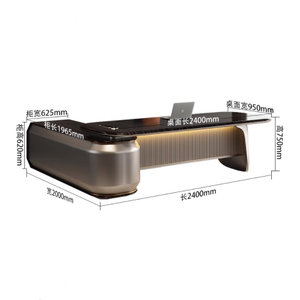 Escritorio <span class=keywords><strong>de</strong></span> <span class=keywords><strong>oficina</strong></span> ejecutivo Ceo moderno, mesa y sillas <span class=keywords><strong>de</strong></span> <span class=keywords><strong>oficina</strong></span> jefe en forma <span class=keywords><strong>de</strong></span> L, muebles <span class=keywords><strong>de</strong></span> <span class=keywords><strong>oficina</strong></span> <span class=keywords><strong>de</strong></span> lujo modulares <span class=keywords><strong>de</strong></span> gama alta, <span class=keywords><strong>diseño</strong></span> moderno - Product Image 6