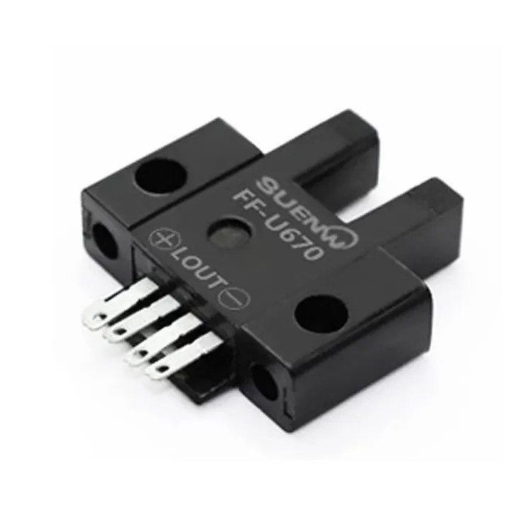 High-Quality Product Selling High Accuracy FF-U670 Pbt 12v DC Lead-Out Type 5mm Slot Width Photoelectric Sensor