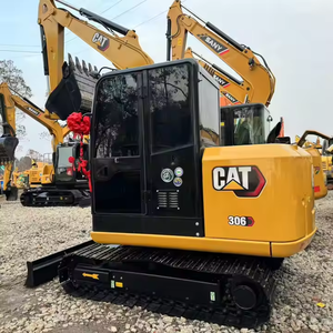 รถขุดขนาดเล็ก 6 ตัน Caterpillar รุ่น 306e/306e2/305/305.5/307 สภาพดี มือสอง พร้อมเครื่องยนต์ PLC เกียร์ และมอเตอร์ ขาย - Product Image 1