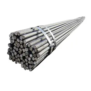 Astm a706 déformé 15mm 16mm 22mm d6 barres d'armature en acier renforcé tige 10 12 mètres de long fournisseur