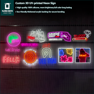 Panneau acrylique mural à <span class=keywords><strong>LED</strong></span> RVB super mince Logo <span class=keywords><strong>néon</strong></span> en acrylique mince Fabricant professionnel - Product Image 4